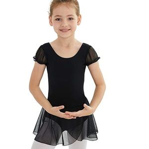 Girls Dance/Gymnastics skirted leotard